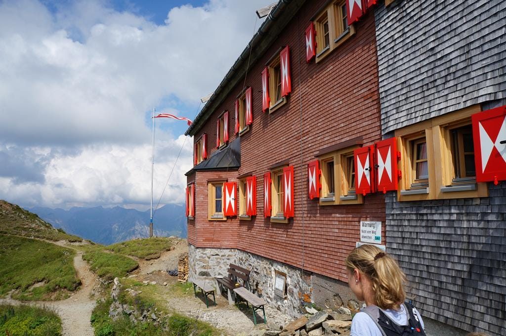 Wormser Hütte auf 2.307 m