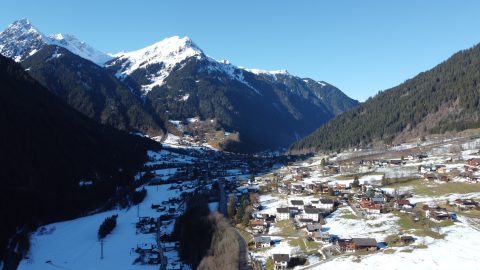 Uitzicht naar het westen – dronebeeld vanaf ca. 100 m hoogte