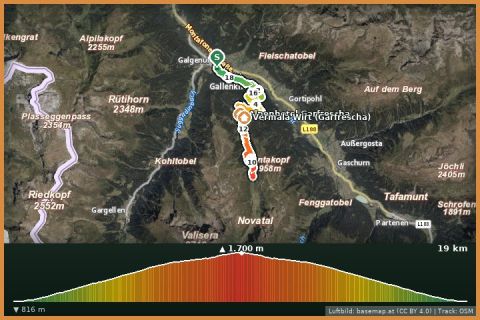 Karte: Alp Nova Tour