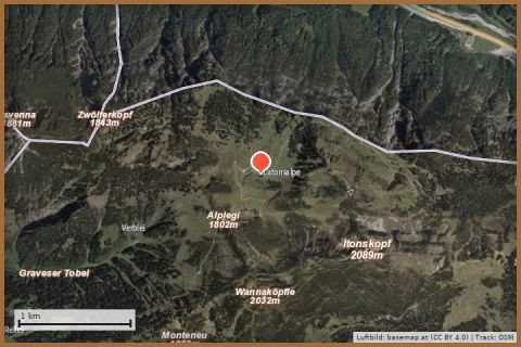 Karte: Alpe Latons
