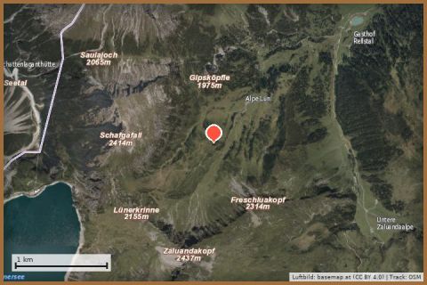 Karte: Alpe Lün