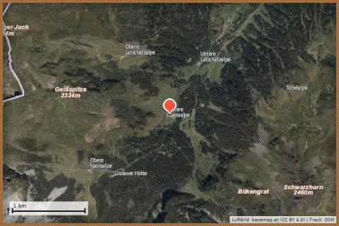 Karte: Alpe Spora