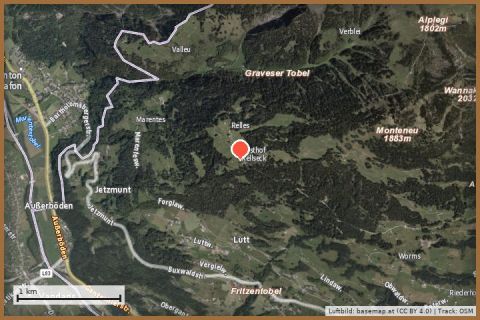 Karte: Alpengasthaus Rellseck