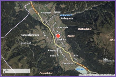 Karte: Alpin- und Tourismusmuseum Gaschurn
