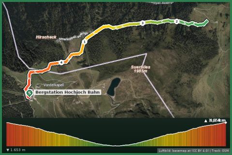 Karte: Alpwanderung Innerkapell