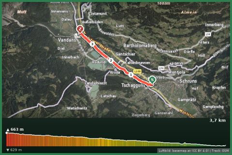 Karte: Barrierefrei - Spaziergang entlang der Ill