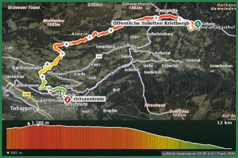 Karte: Bergbauweg