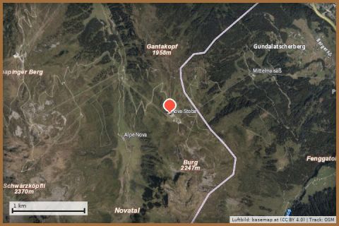 Karte: Bergrestaurant Nova Stoba