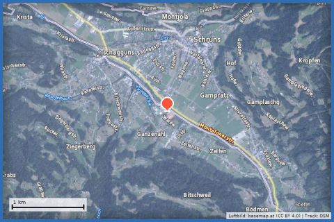 Karte: Eislaufen & Eisstockschießen Aktivpark Montafon