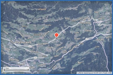 Karte: Filters/Fernblick über Barthold Rank nach Fritza-Legi