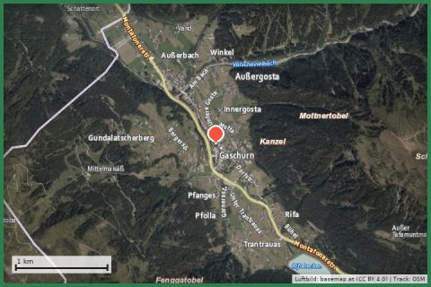 Karte: Gaschurn Dorf (Kulturhistorische Wanderwege Montafon 1)