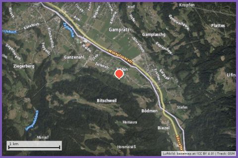 Karte: Golfclub Montafon (Tschagguns)