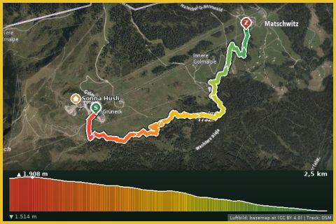 Karte: Golmi's Forschungspfad