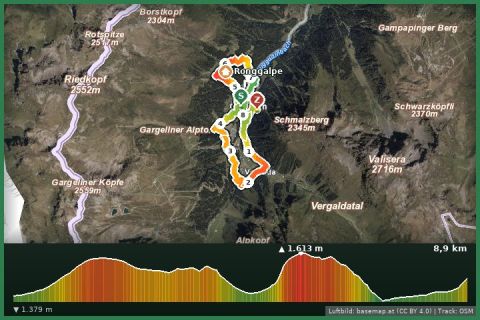 Karte: Großer Dorfrundwanderweg (Geologischer Wanderweg)