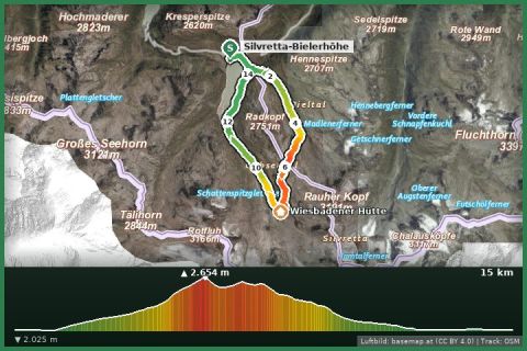 Karte: Hohes Rad Rundweg