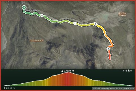 Karte: Klettersteig Pfannknecht