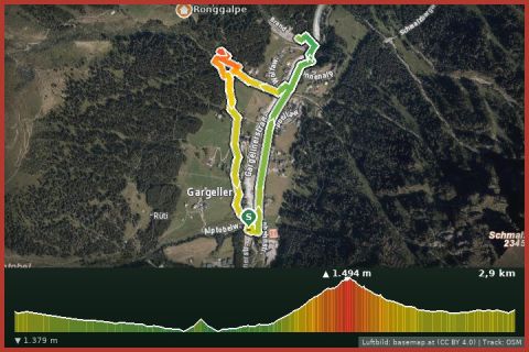 Karte: Klettersteig Röbischlucht