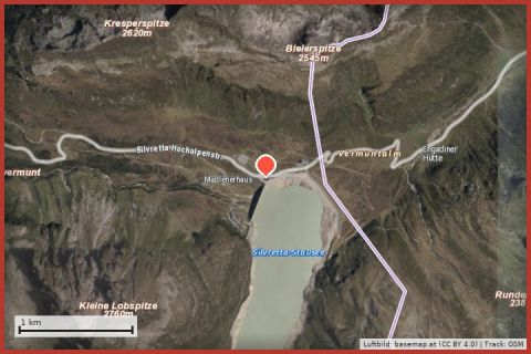 Karte: Klettersteig Silvrettasee