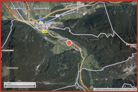 Karte: Kletterwand Lorünser Wändle