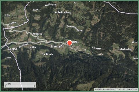 Karte: Kristberg: Genießerberg, Silberpfad & Knappenkapelle