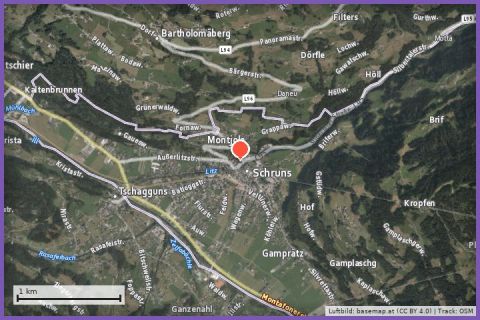 Karte: Kunstforum Montafon