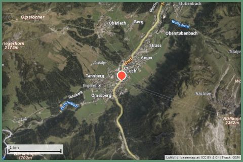 Karte: Lech Zürs – Formarinsee & Skyspace