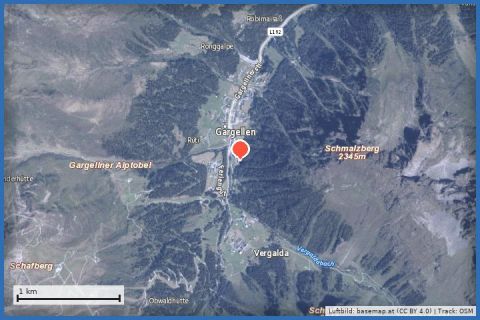 Karte: Madrisa Rundtour