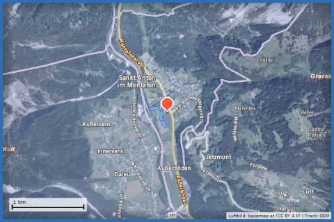 Karte: Nr. 42: Kleine St. Anton Runde (klassisch & skating)