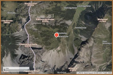 Karte: Oberzalimhütte