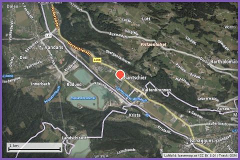 Karte: Pfarrkirche Gantschier