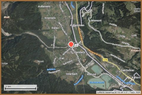 Karte: Pizzeria Vandanser Stube