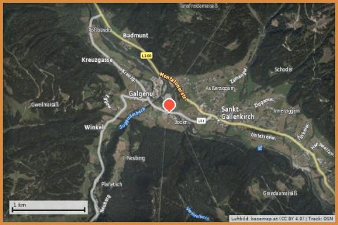 Karte: Saarbrücker Hütte Tour