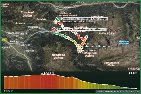 Karte: Sagenwanderweg