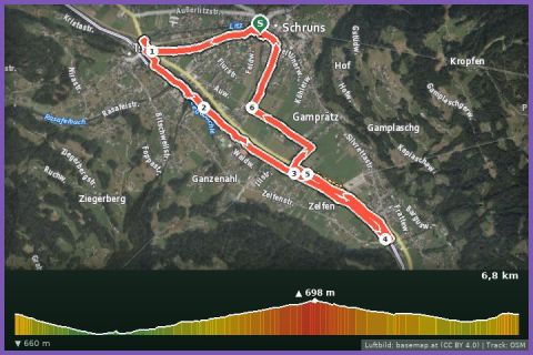 Karte: Schrunser Runde