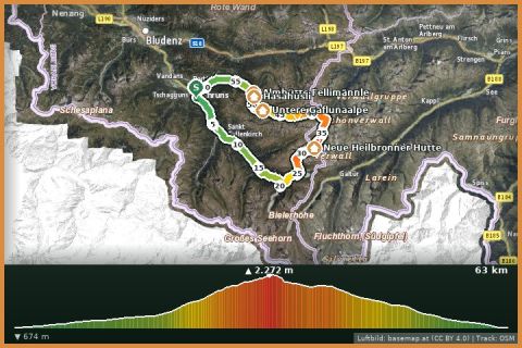 Karte: Silbertaler Winterjöchle Tour