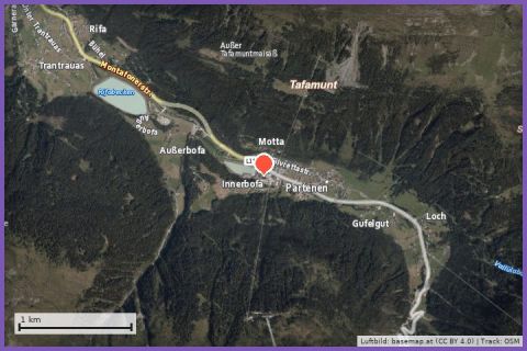 Karte: Silvretta Classic Rallye Montafon