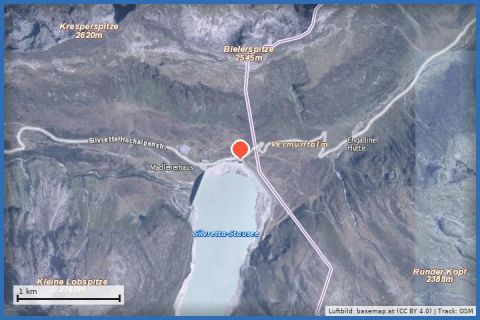 Karte: Skitour Hennekopf (2.704 m)