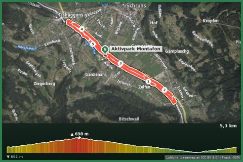 Karte: Sportarenaweg