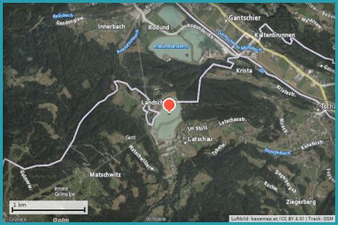 Karte: Stausee Latschau & Golm-Seen