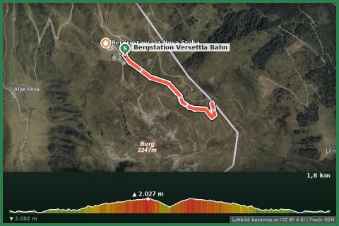 Karte: Vier Barga Weg