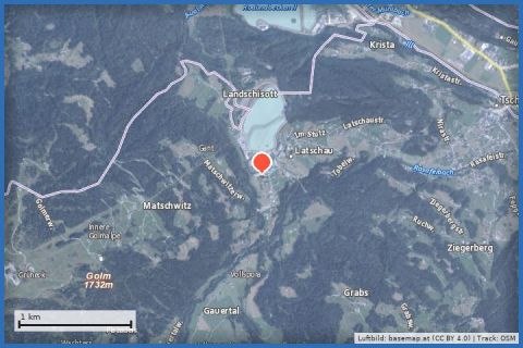 Karte: Von Latschau durchs Gauertal zur Lindauer Hütte