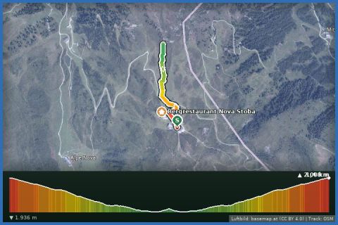 Karte: Wanderweg Gantakopf