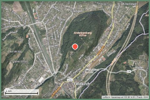 Karte: Wildpark Feldkirch