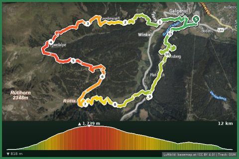 Karte: Zur Innergweilalpe